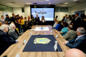 Vice Governador Darci Piana participa  de encontro com os parceiros envolvidos na retomada do Serviço Aeromédico da PRF no Paraná - Foto: Ari Dias/AEN
