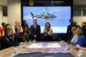 Vice Governador Darci Piana participa  de encontro com os parceiros envolvidos na retomada do Serviço Aeromédico da PRF no Paraná - Foto: Ari Dias/AEN