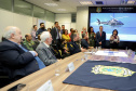 Vice Governador Darci Piana participa  de encontro com os parceiros envolvidos na retomada do Serviço Aeromédico da PRF no Paraná - Foto: Ari Dias/AEN