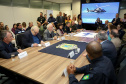 Vice Governador Darci Piana participa  de encontro com os parceiros envolvidos na retomada do Serviço Aeromédico da PRF no Paraná - Foto: Ari Dias/AEN