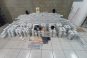 A Polícia Militar do Paraná, por meio de uma equipe de Rondas Ostensivas Tático Móvel (ROTAM) do 23º Batalhão da Polícia Militar, apreendeu 685 quilos de maconha, em Colombo, na Região Metropolitana de Curitiba