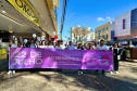 GUARAPUAVA - 22 - 07- 2023 - programação da Campanha Paraná Unido no Combate ao Feminicídio