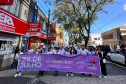 GUARAPUAVA - 22 - 07- 2023 - programação da Campanha Paraná Unido no Combate ao Feminicídio