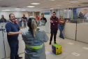 Portos do Paraná conscientiza sobre teste com etilômetro e separação de resíduos