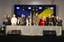 Guaratuba, 28 de agosto de 2023 - A primeira dama, Luciana Saito Massa, participou da abertura do Jogos da Integração da Idoso.