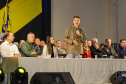 Guaratuba, 28 de agosto de 2023 - A primeira dama, Luciana Saito Massa, participou da abertura do Jogos da Integração da Idoso.