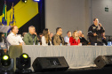 Guaratuba, 28 de agosto de 2023 - A primeira dama, Luciana Saito Massa, participou da abertura do Jogos da Integração da Idoso.