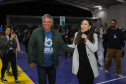 Guaratuba, 28 de agosto de 2023 - A primeira dama, Luciana Saito Massa, participou da abertura do Jogos da Integração da Idoso.