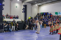 Guaratuba, 28 de agosto de 2023 - A primeira dama, Luciana Saito Massa, participou da abertura do Jogos da Integração da Idoso.