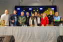 Guaratuba, 28 de agosto de 2023 - A primeira dama, Luciana Saito Massa, participou da abertura do Jogos da Integração da Idoso.