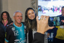 Guaratuba, 28 de agosto de 2023 - A primeira dama, Luciana Saito Massa, participou da abertura do Jogos da Integração da Idoso.