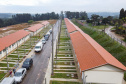 Lapa, 10 de agosto de 2023 - O governo do Paraná realiza na Lapa a entrega de 118 moradias populares, sendo 94 por meio do programa Casa Fácil.