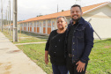 Lapa, 10 de agosto de 2023 - O governo do Paraná realiza na Lapa a entrega de 118 moradias populares, sendo 94 por meio do programa Casa Fácil.