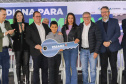 Lapa, 10 de agosto de 2023 - O governo do Paraná realiza na Lapa a entrega de 118 moradias populares, sendo 94 por meio do programa Casa Fácil.