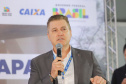Lapa, 10 de agosto de 2023 - O governo do Paraná realiza na Lapa a entrega de 118 moradias populares, sendo 94 por meio do programa Casa Fácil.