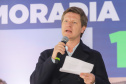 Lapa, 10 de agosto de 2023 - O governo do Paraná realiza na Lapa a entrega de 118 moradias populares, sendo 94 por meio do programa Casa Fácil.