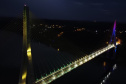 Teste de iluminação cênica marca fim dos trabalhos na Ponte da Integração Brasil 