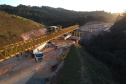 Transporte de vigas para pontes da Rodovia dos Minérios segue até o dia 22 