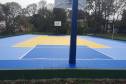 Governo do Paraná inicia projeto-piloto de instalação de pisos em quadras esportivas em Jandaia do Sul