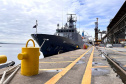 Navio-patrulha Maracanã atraca no Porto de Paranaguá