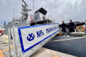 Navio-patrulha Maracanã atraca no Porto de Paranaguá