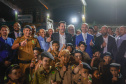 Governador Carlos Massa Ratinho Junior participa da cerimônia que marca a conclusão do treinamento dos novos policiais militares.