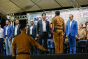 Governador Carlos Massa Ratinho Junior participa da cerimônia que marca a conclusão do treinamento dos novos policiais militares.