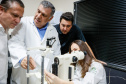 O governador também visitou o Hospital de Olhos Norte Pioneiro, que atende cerca de 40 municípios das regiões de Jacarezinho e Cornélio Procópio e faz 4,5 mil consultas, mil cirurgias, 2 mil atendimentos especializados em retina e 500 exames mensalmente. 