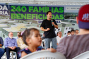 Governador Carlos Massa Ratinho Jr inaugura 240 apartamentos, dos quais 166 receberam subsídio do Governo do Estado, totalizando R$ 2,5 milhões de investimento.