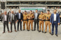 Curitiba, 12 de setembro de 2023 - O governador Carlos Massa Ratinho Jr. participa da formatura de soldados da Polícia Militar do Paraná na Ligga Arena.