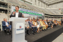 Curitiba, 12 de setembro de 2023 - O governador Carlos Massa Ratinho Jr. participa da formatura de soldados da Polícia Militar do Paraná na Ligga Arena.