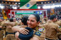 Governador Carlos Massa Ratinho Junior participa da cerimônia que marca a conclusão do treinamento dos novos policiais militares.