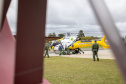 Ratinho Junior autoriza envio de aeronave para ajudar vítimas das chuvas no Rio Grande do Sul