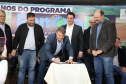  inauguração de mais um sistema para a produção de biogás e biometano, instalado na Granja Angst, em Toledo, no Oeste do Paraná. 