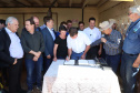  inauguração de mais um sistema para a produção de biogás e biometano, instalado na Granja Angst, em Toledo, no Oeste do Paraná. 
