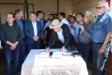  inauguração de mais um sistema para a produção de biogás e biometano, instalado na Granja Angst, em Toledo, no Oeste do Paraná. 
