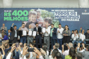 Curitibam 25 de setembro de 2023 - O governador Carlos Massa Ratinho Jr. realiza encontro com prefeitos e entrega mais de R$ 400 milhões em melhorias às cidades paranaenses.