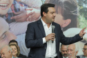 Curitibam 25 de setembro de 2023 - O governador Carlos Massa Ratinho Jr. realiza encontro com prefeitos e entrega mais de R$ 400 milhões em melhorias às cidades paranaenses.