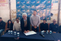 Assinatura agora de convênio para pavimentação de estrada rural em Vitorino.