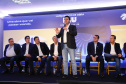O governador Carlos Massa Ratinho Junior participou nesta terça-feira (19) do evento de início das obras de ampliação do Aeroporto Internacional de Foz do Iguaçu – Cataratas, no Oeste