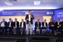 O governador Carlos Massa Ratinho Junior participou nesta terça-feira (19) do evento de início das obras de ampliação do Aeroporto Internacional de Foz do Iguaçu – Cataratas, no Oeste