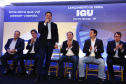 O governador Carlos Massa Ratinho Junior participou nesta terça-feira (19) do evento de início das obras de ampliação do Aeroporto Internacional de Foz do Iguaçu – Cataratas, no Oeste