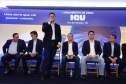 O governador Carlos Massa Ratinho Junior participou nesta terça-feira (19) do evento de início das obras de ampliação do Aeroporto Internacional de Foz do Iguaçu – Cataratas, no Oeste