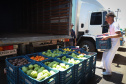 A Ceasa de Curitiba envia nesta quarta-feira (11) 12  toneladas de alimentos para Rio Negro e União da Vitória, cidades atingidas pelas chuvas e cheias nos rios no último final de semana.  