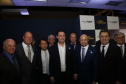 O governador Carlos Massa Ratinho Junior participou nesta segunda-feira (23) da posse do novo presidente da Federação das Indústrias do Paraná (Fiep), Edson Vasconcelos.