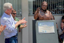 Dia Nacional do Plantio Direto, em Rolândia, com inauguração de busto de Herbert Bartz.