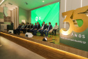 O governador Carlos Massa Ratinho Junior exaltou novamente a importância das cooperativas para a economia do Paraná durante a inauguração da nova sede administrativa do Sicredi em Palotina