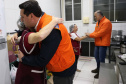 O governador Carlos Massa Ratinho Junior visitou na noite desta quarta-feira (18) a cidade de São Mateus do Sul, uma das mais atingidas pelas chuvas dos últimos dias no Paraná.