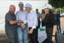 O governador em exercício Darci Piana participou nesta quinta-feira (23) da inauguração do Píer e do sistema Bioflocos da Alpha Fish, que iniciou em 2021 a produção de tilápia em tanques-rede em São Jorge D’Oeste, no Sudoeste do Estado.