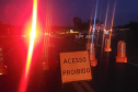 Ponte do Rio Ivaí é bloqueada na PR-323, entre Doutor Camargo e Jussara 